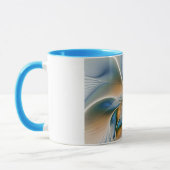 Hoch aufragende, Abstrakte Fantasy Fraktal Art mit Tasse (Links)