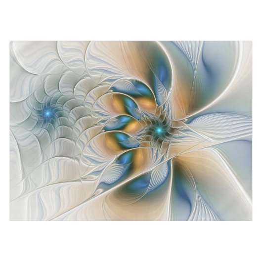 Hoch aufragende, Abstrakte Fantasy Fraktal Art mit Tischdecke (Vorderseite (Horizontal))