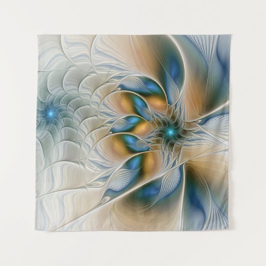 Hoch aufragende, Abstrakte Fantasy Fraktal Art mit Wandteppich (Vorderseite (Horizontal))