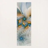 Hoch aufragende, Abstrakte Fantasy Fraktal Art mit Yogamatte (Rückseite)