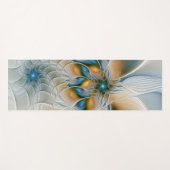 Hoch aufragende, Abstrakte Fantasy Fraktal Art mit Yogamatte (Vorderseite (Horizontal))