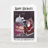 Hoch Beams Holiday Card Karte (Vorderseite)