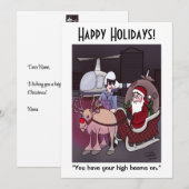 Hoch-Beams-Holiday-Flat-Karte Feiertagskarte (Vorne/Hinten)