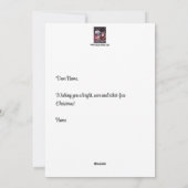 Hoch-Beams-Holiday-Flat-Karte Feiertagskarte (Rückseite)