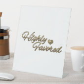 Hoch begünstigtes Pedestal-Zeichen Sockelschild (In Situ)