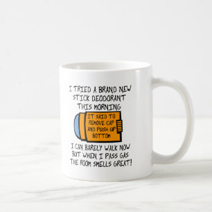 Hoch damit Unterteil Lustiger Becher Kaffeetasse