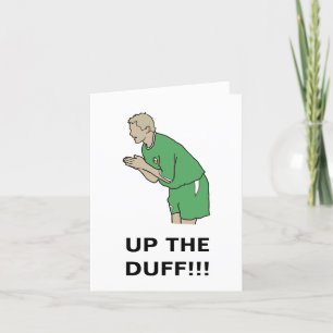 Hoch den Duff! Dankeskarte