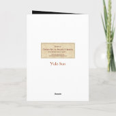 Hoch die Om! Feiertagskarte (Rückseite)