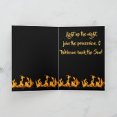 Hoch die Om! Feiertagskarte (Innenseite)