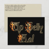 Hoch die Om! Grußkarten Postkarte (Vorne/Hinten)