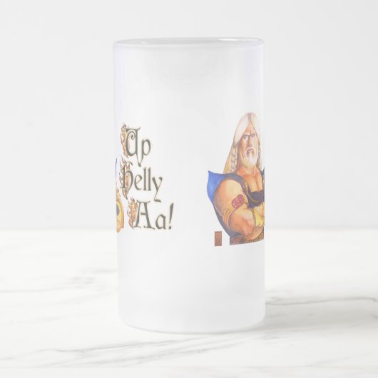 Hoch die Om! Mattglas Bierglas (Mittel)