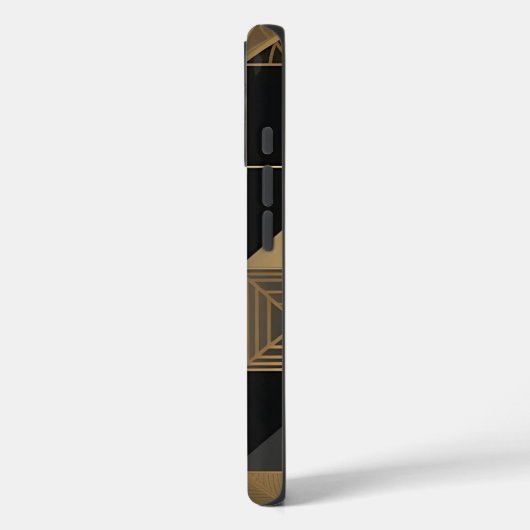 Hoch entwickelte Art Deco Geometric Handy Case (Rückseite / Links)