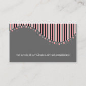 Hoch entwickelte Dame Visitenkarte (Rückseite)