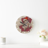 Hoch entwickelte drei Toed Trägheit Runde Wanduhr (Zuhause)