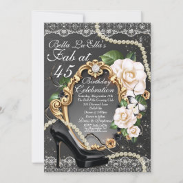 Hoch entwickelte elegante Party Einladungen