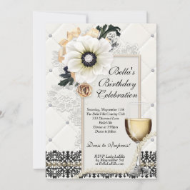 Hoch entwickelte elegante Party Einladungen