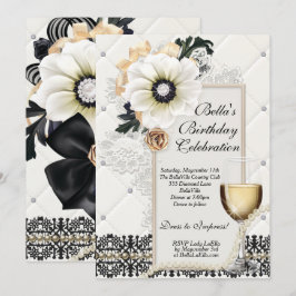 Hoch entwickelte elegante Party Einladungen