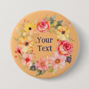 Hoch entwickelte florale Wreath Lapel Brooch Button