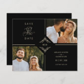 Hoch entwickelte Hochzeitsinitialen im Blüh (Vorne/Hinten)