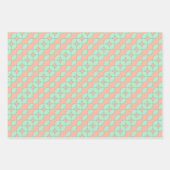 Hoch entwickelte Hues Wrapping Paper Flat Sheet Se Geschenkpapier Set (Vorderseite 3)