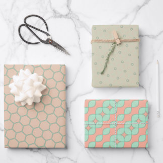 Hoch entwickelte Hues Wrapping Paper Flat Sheet Se Geschenkpapier Set