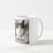 Hoch entwickelte Kaffee-trinkende Katze: Kaffeetasse (VorderseiteRechts)