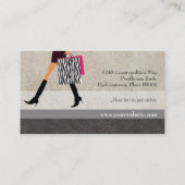 Hoch entwickelte Käufer-Visitenkarte Visitenkarte (Rückseite)