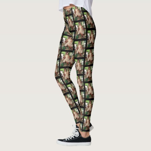 HOCH ENTWICKELTE Leggings ELEGANZ-MICHELLE OBAMA (Links)