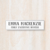 Hoch entwickelte Namensplatte für die Hecktür Türschild (Vorderseite )