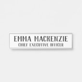 Hoch entwickelte Namensplatte für die Hecktür Türschild (Vorderseite )