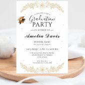 Hoch entwickelte Script-Abschluss-Feier laden ein Einladung