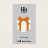 Hoch entwickelte Service Business Gutscheinkarte (Vorderseite)