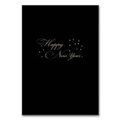 Hoch entwickelte Silvester, Schwarz und Tan Tischnummer (Rückseite)