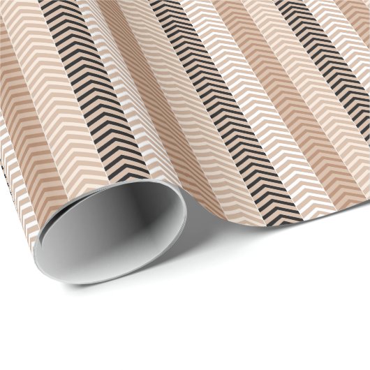 Hoch entwickelte veränderte Zickzack Streifen Geschenkpapier (Rolleneckpunkt)