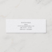 Hoch entwickelter Draht - Indigo Mini Visitenkarte (Rückseite)