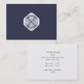 Hoch entwickelter Draht - Indigo Visitenkarte (Vorne/Hinten)