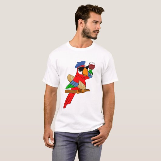 Hoch entwickelter Papageien-T - Shirt (Vorne ganz)