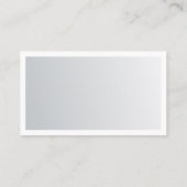 Hoch entwickelter sauberer Entwurfs-modischer Visitenkarte (Rückseite)