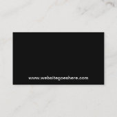 hoch entwickelter Stamm Visitenkarte (Rückseite)