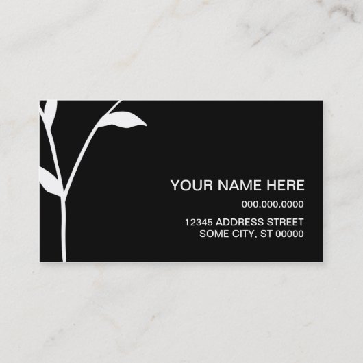 hoch entwickelter Stamm Visitenkarte (Vorderseite)