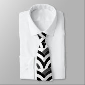 hoch entwickeltes modernes schwarzes/Weiß Krawatte (Gebunden)