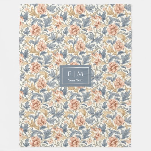 Hoch entwickeltes Morris-Stilmittel Fleecedecke (Vorderseite)