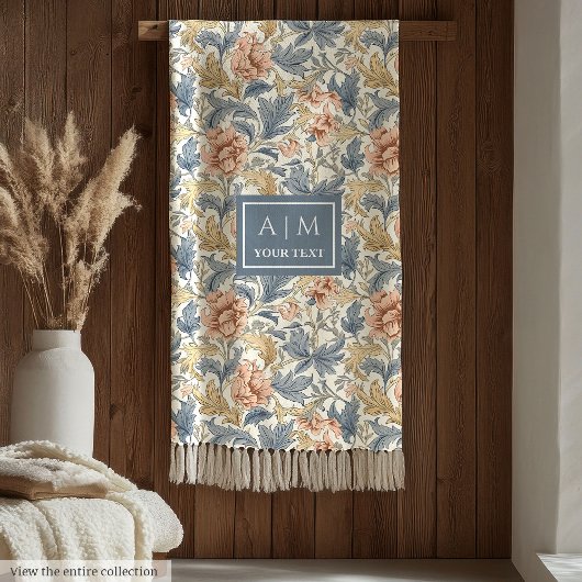 Hoch entwickeltes Morris-Stilmittel Fleecedecke