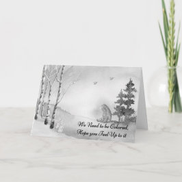 Hoch farbige Karte für Kinder.