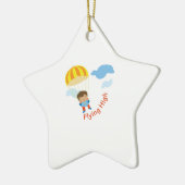 Hoch fliegen keramik ornament (Links)