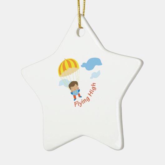 Hoch fliegen keramik ornament (Links)