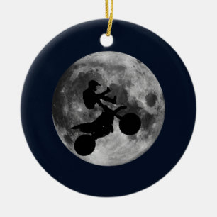 Hoch fliegen (Motocross) Keramikornament