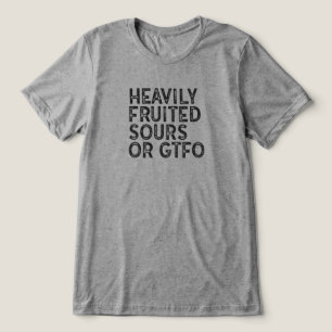 Hoch fruchtete Geräusche oder GTFO Tri-Blend Shirt