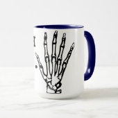 Hoch fünf! tasse (VorderseiteRechts)