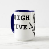 Hoch fünf! tasse (Vorderseite Links)